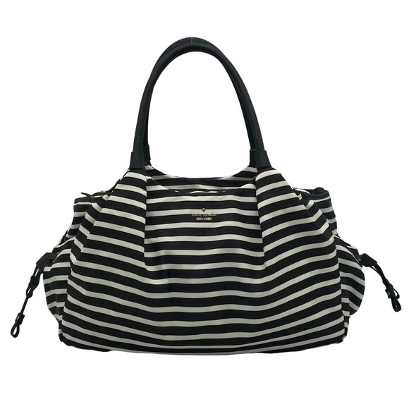 Kate Spade Classic Striped Nylon Stevie Baby Bag - Picture 1 of 11